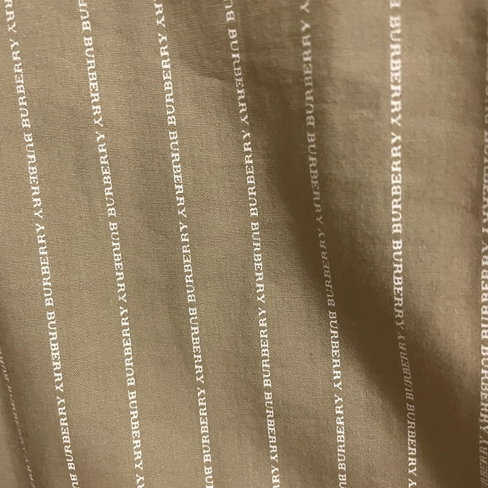 BURBERRY logo button down shirt